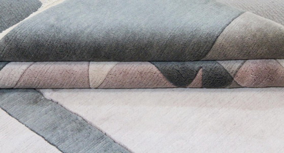 Original Modern Designer Highland Wool Rug Nepal 290 x 203 cm, Rugs & carpets, Blue (photo 7 of 8)