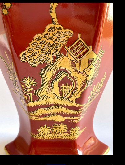 BERNARDAUD "Seoul" vase in Limoges porcelain