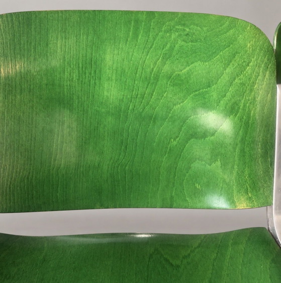 3x Vintage Agorà Chairs — Paolo Favaretto – Dining chairs, Aluminium, Metal (photo 13 of 15)