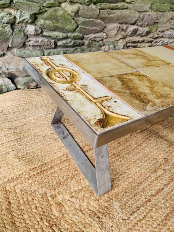 Vintage Ceramic Coffee Table – 1970s (photo 5 of 12)