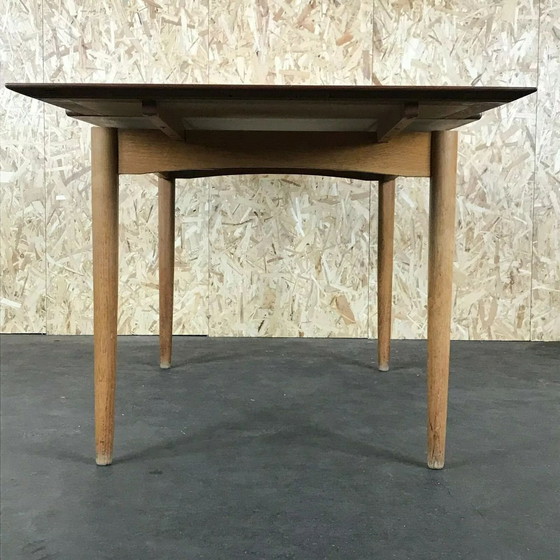 Image 1 of 60s 70s Oak Teak Dining Table Danish Modern Design Denmark 60s