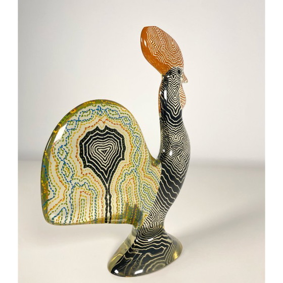 Image 1 of Abraham Palatnik Acrylique Coq Haan Figurine