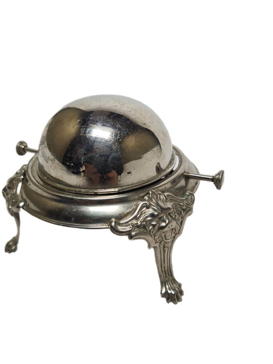 Art Deco kaviaarschaal, Zweden, jaren 1950 – Schalen, Metal, Silver (photo 4 of 6)