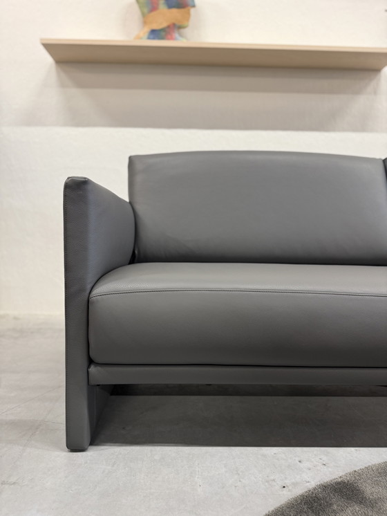 Image 1 of Rolf Benz Cara Sofa, graues Leder, 220