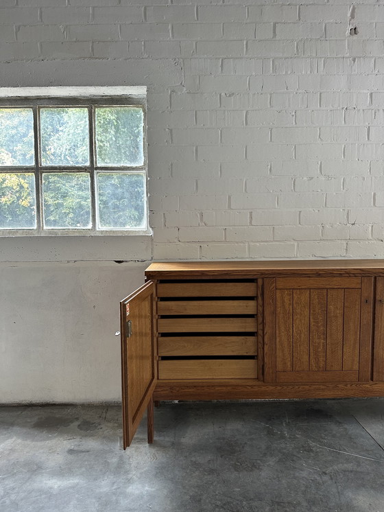 Image 1 of Eikenhouten buffetkast 'Weekend', Jos De Mey, Van Den Berghe-Pauvers, België, jaren 50