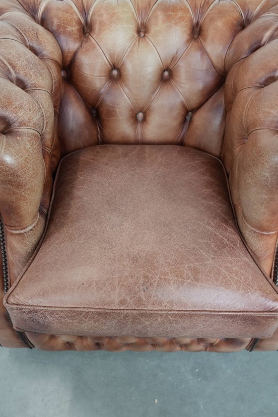 Image 1 of English-style Chesterfield armchair