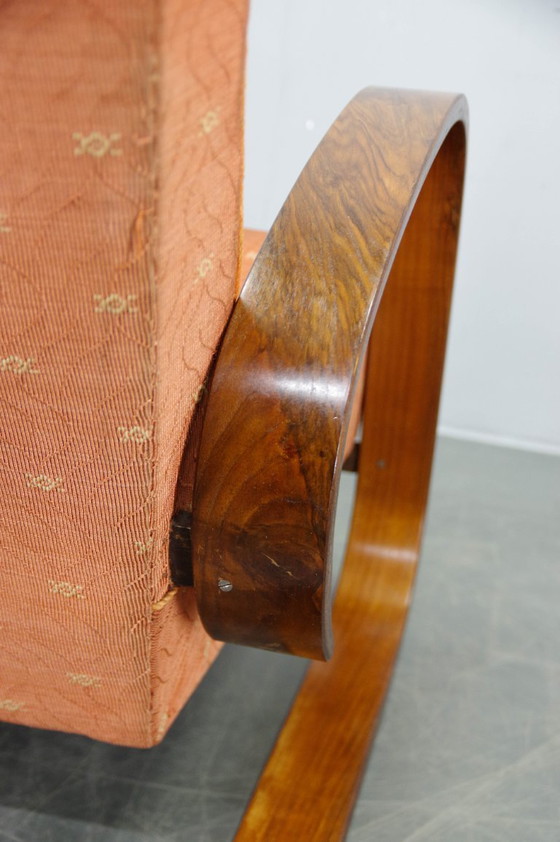 Image 1 of Tank-Sessel von Miroslav Navratil, laminiertes Bugholz, 1930er Jahre