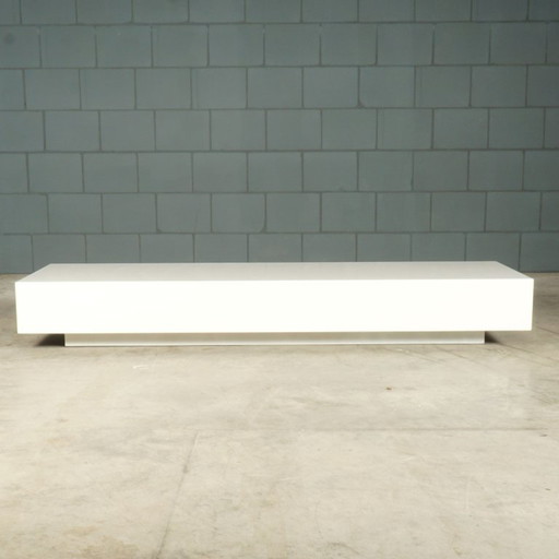 Designer wooden coffee table – white – salontafels