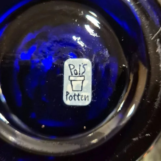 Image 1 of Pols Potten Blue Vase - Original sticker