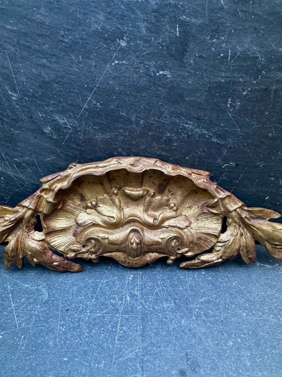 Gran frontón rococó de bronce Art Nouveau – Objetos decorativos, Bronze, Rococo (photo 2 of 4)