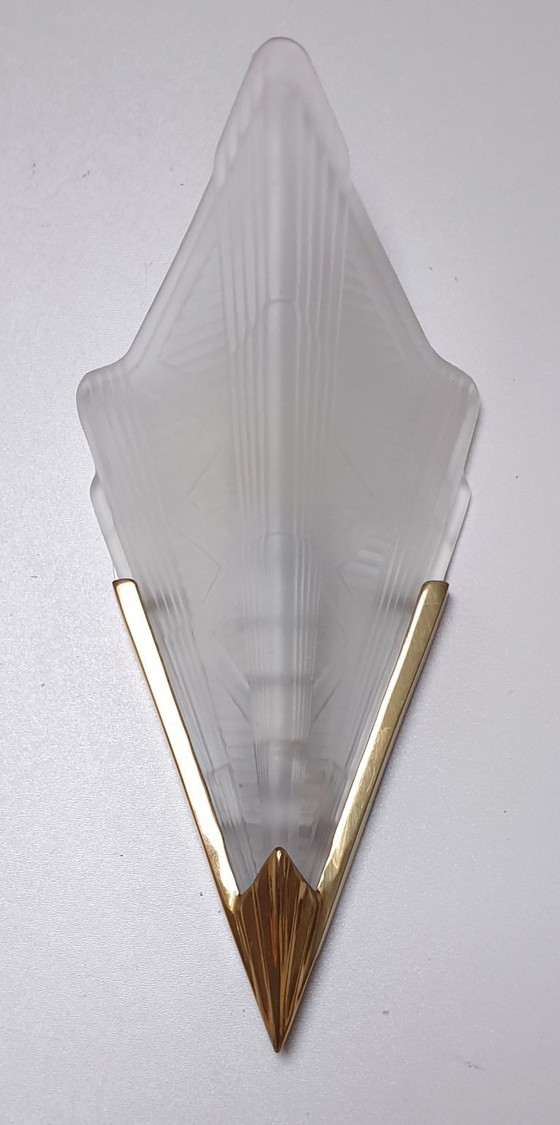 Image 1 of Applique murale vintage de style art déco