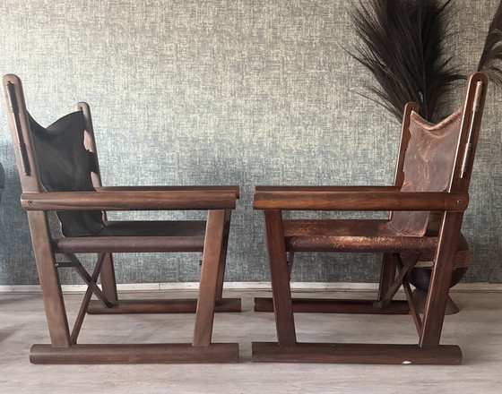 Image 1 of Pair of PL22 Lounge Chairs with Ottoman by Carlo Hauner & Martin Eisler for OCA, Brazil, 1960s