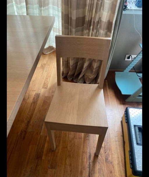 Birdman tafwl square light oak with 1 chair