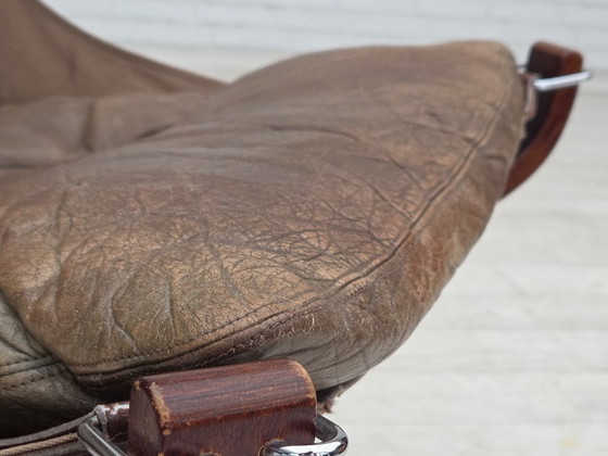 Image 1 of 1970s, Norwegian design by Sigurd Ressel, lounge chair, model "Falcon".