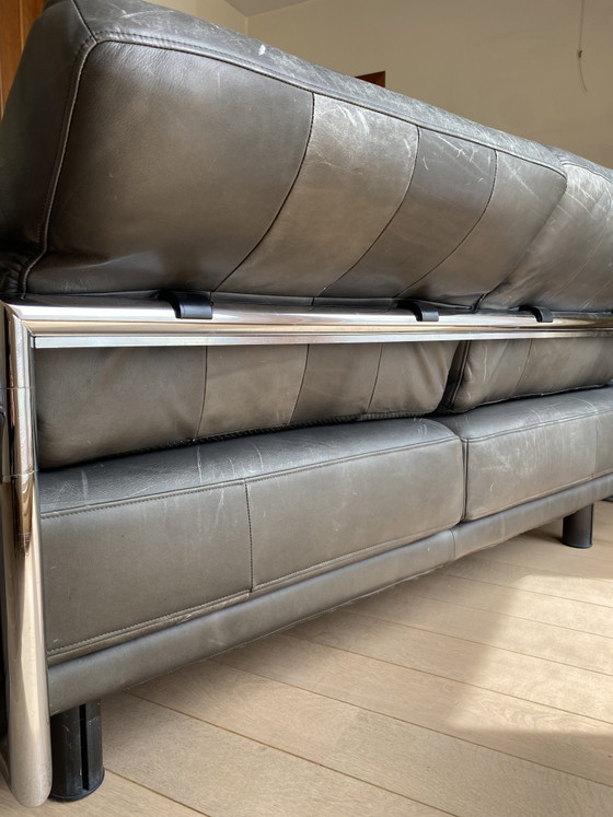 Image 1 of Divano di design Rolf Benz in pelle nera
