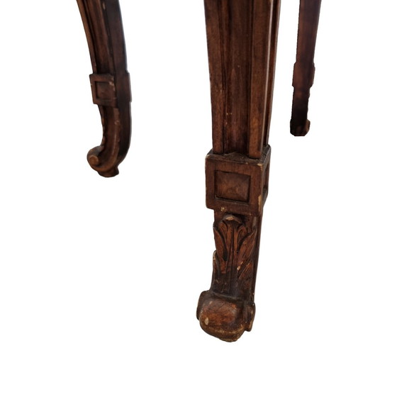 Image 1 of Louis XV style side table with marble top, 20th century