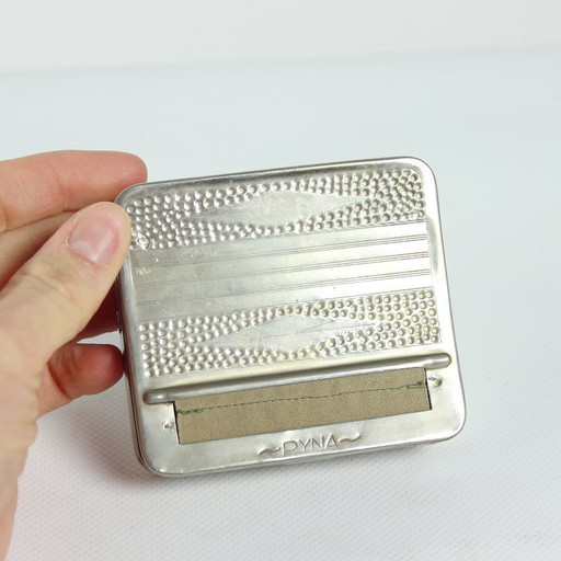 Metal Cigarette Dispenser, Czechoslovakia 1950s