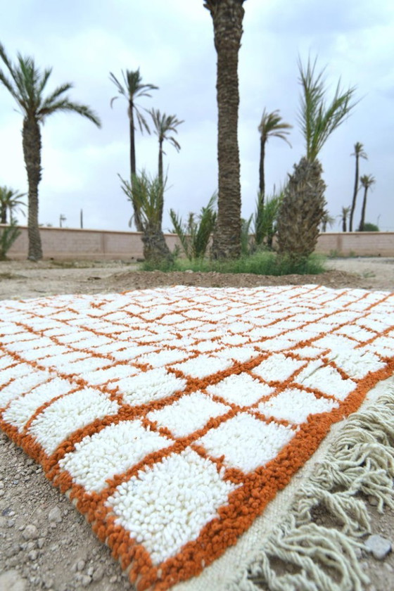 Image 1 of Alfombra Beni Ourain abstracta 3X2 m