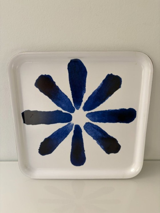 Ikea SOMMAR 2016 Tablett Jennifer Idrizi Blau Weiß – Tischdekoration, Plastic (photo 5 of 8)