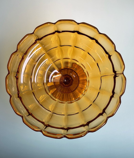 Image 1 of Ankerglas Bernsdorf - Ciotola - Donna - Vetro ambrato - Art Déco