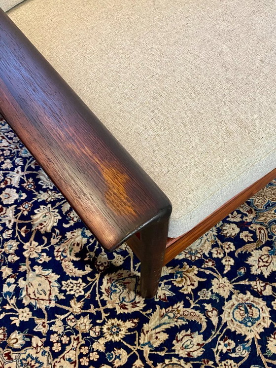 Image 1 of Fauteuil & Ottoman Hans Olsen – Vatne Møbler (Danemark, 1960s) Palissandre