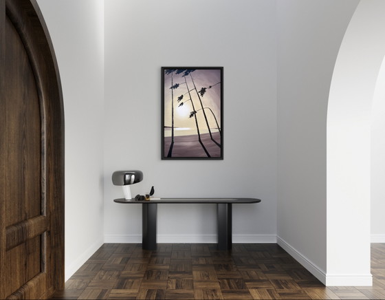 Acrylic and ink on stretched canvas, 100x65cm – Paintings & Drawings, Wood (photo 14 of 15)