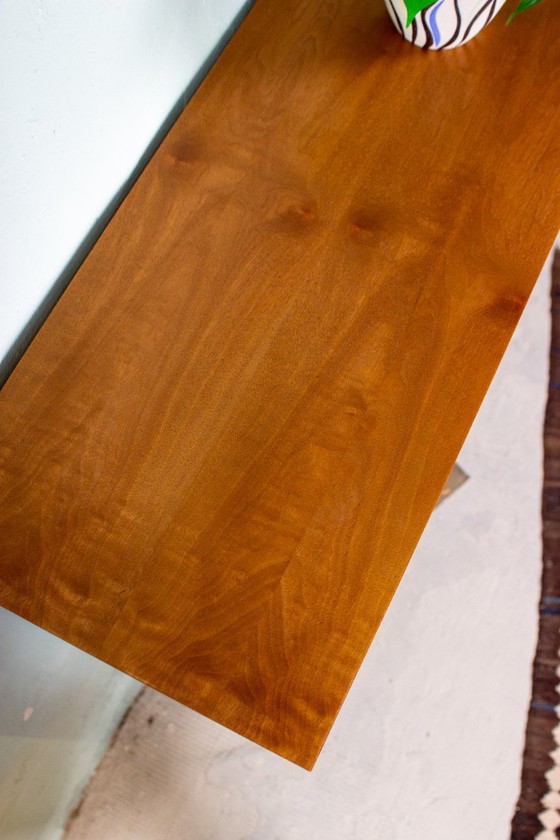 Image 1 of Vintage platenkast, boekenkast, ladekast, dressoir, midden van de 20e eeuw