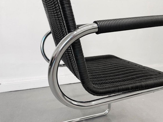 1/2 Tecta D41 Chair Wicker black Bauhaus – Armchairs, Chrome (photo 2 of 12)