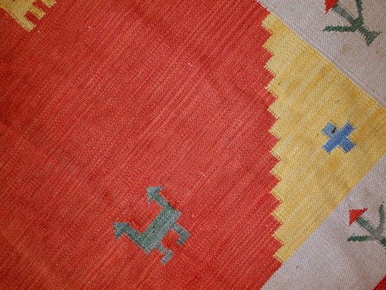 Image 1 of Kilim Gabbeh persiano vintage fatto a mano, 171 cm x 229 cm, anni '60 - 1C518