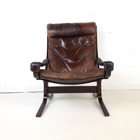 Fauteuil lounge vintage Siësta Ingmar Relling Westnofa – Wood, Leather (photo 3 of 9)