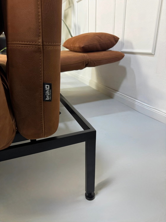 Image 1 of Brühl Roro Canapé Moyen Taron Cuir Braun