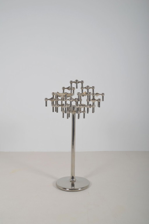 Candelabro de pie vintage XL de Fritz Nagel para BMF, década de 1970
