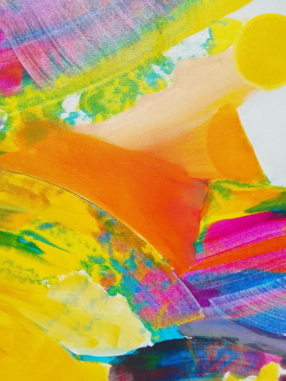 Image 1 of Acrylic painting #rainbowXL 100x150cm