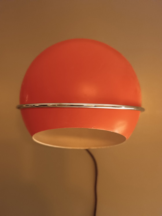 Image 1 of Lámpara de pared con forma de globo ocular de diseño Gepo, naranja
