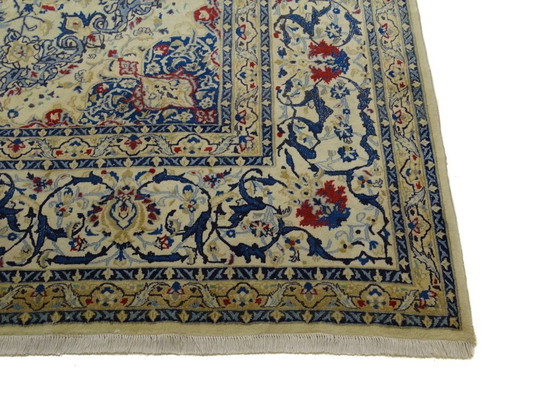 Image 1 of Tapis persan XXL Nain en soie - 495 x 337 cm - Noué à la main