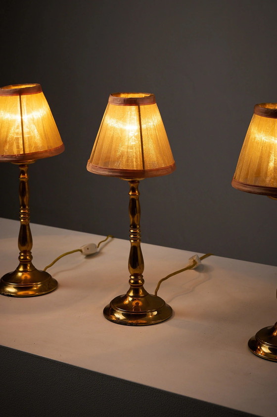 Hollywood Regency Brass Table Lamp, Europe, 1970s (photo 5 of 9)