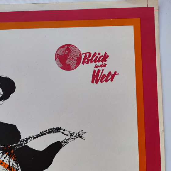 Image 1 of Affiche vintage Allemagne / Bal du cinéma et de la presse 1967