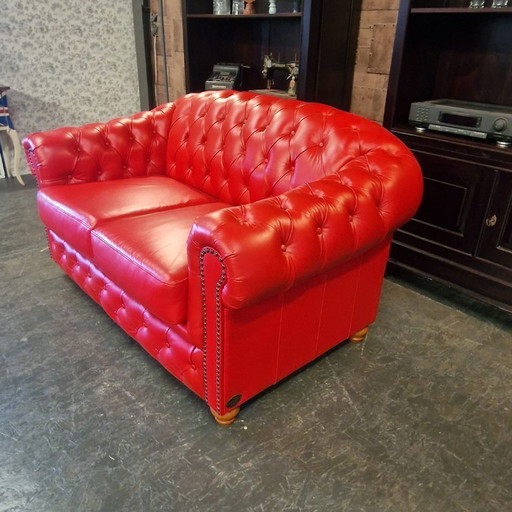 Chesterfield Melbourne 2-seater - Red