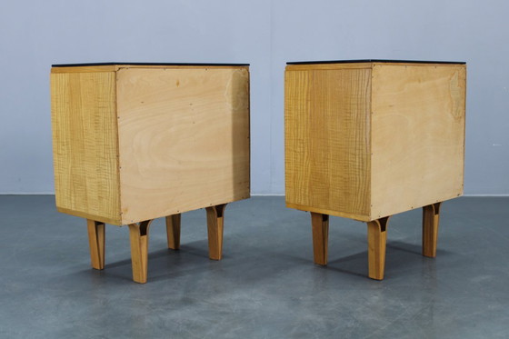 Image 1 of 1960 Frantisek Mezulanik Paar ladekasten, Tsjecho-Slowakije