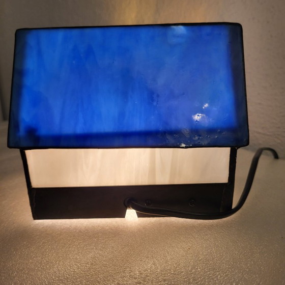 Lámpara de casa de vidrieras estilo Tiffany, Honsel Leuchten – Lámparas de mesa, Vidrio (photo 4 of 8)