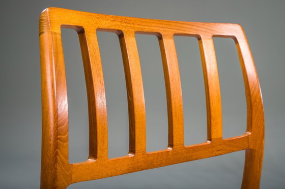 Image 1 of  Model 83 Esszimmerstühle aus Teakholz von Niels Otto Møller für J.L. Møllers, 1960er Jahre, 6-teilig