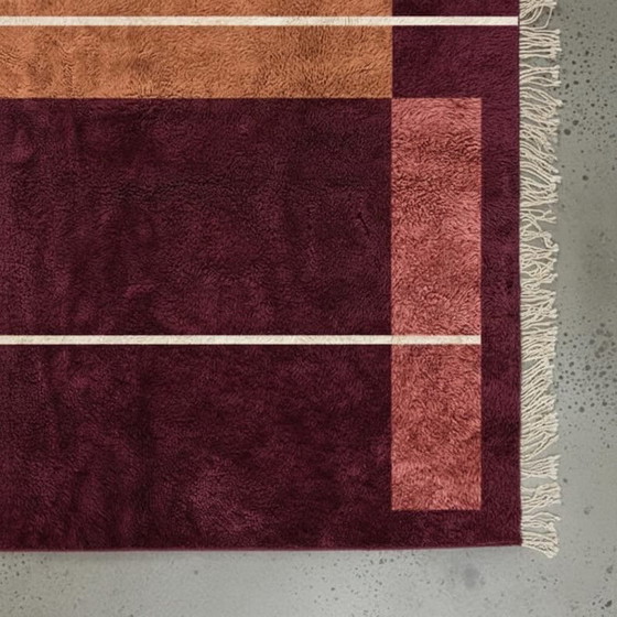 Image 1 of Tapis berbère tissé main authentique traditionnelle taille 200x300 cm