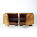 Art Deco Bedside Tables By Jindřich Halabala For Up Závody, 1930s