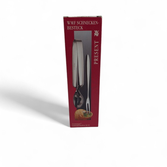 Image 1 of 6 x posate a chiocciola WMF in OVP forchetta pinze Cromargan 18/10