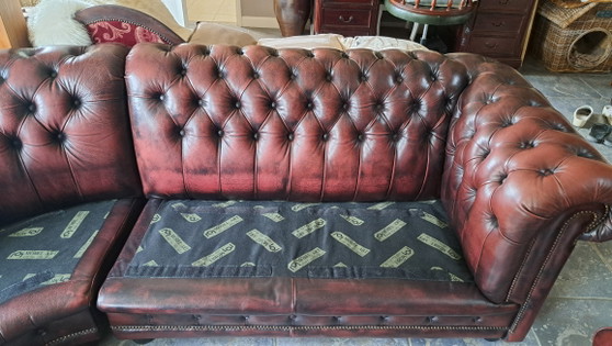 Image 1 of Canapé d'angle Chesterfield