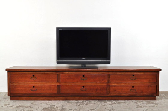 Image 1 of Antike Mahagoni-Kommode / Fernsehschrank, 1930er Jahre