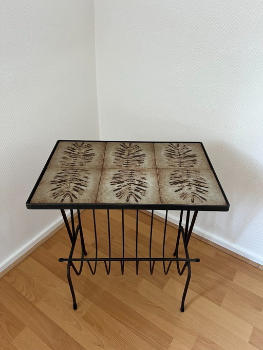 Mid-century modern ceramic table