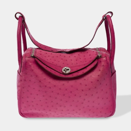 Image 1 of Lindy in exotisch roze leer