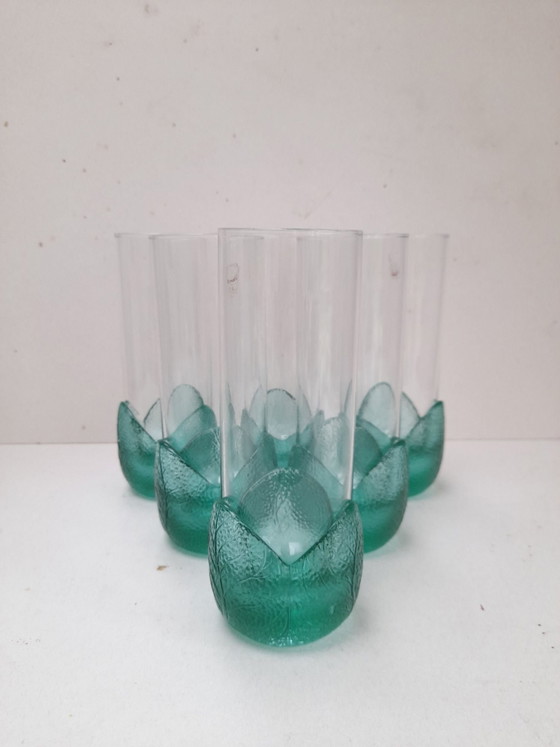 Set of Italian L.A.C.S. alexandrite glasses, Glass & Decanter, Green (photo 5 of 5)