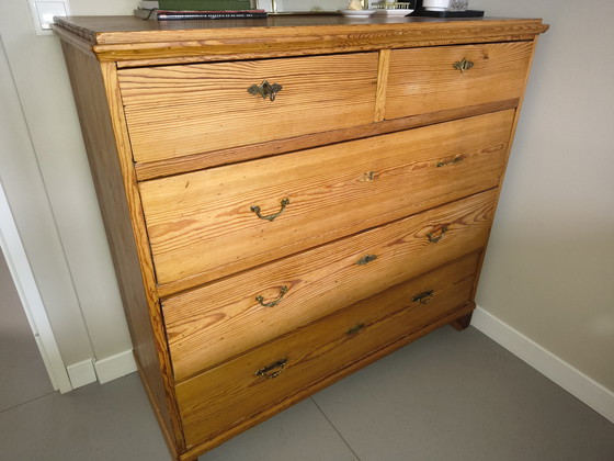 Image 1 of Scandinavisch houten dressoir ladekast